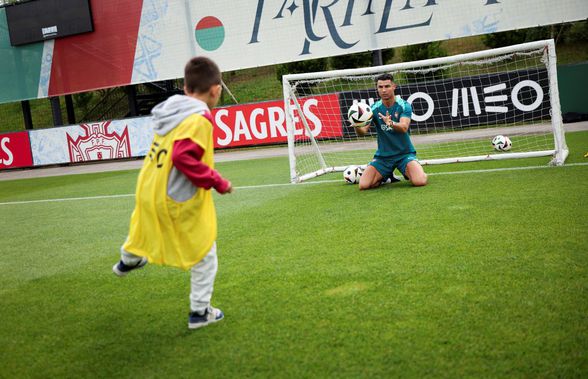 Imaginile cu Cristiano Ronaldo au strâns 3 milioane de vizualizări în prima oră! Scene inedite în cantonamentul Portugaliei