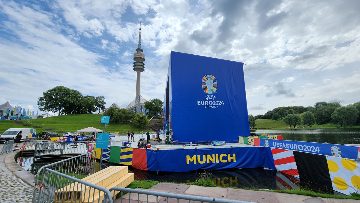 Cum arată lucrările la Fan Zone-ul EURO 2024 din Munchen