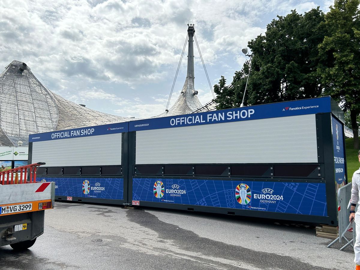 Cum arată lucrările la Fan Zone-ul EURO 2024 din Munchen