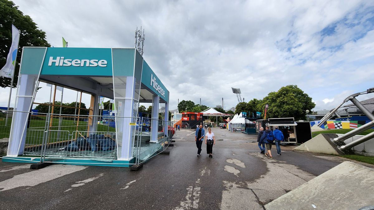 Cum arată lucrările la Fan Zone-ul EURO 2024 din Munchen