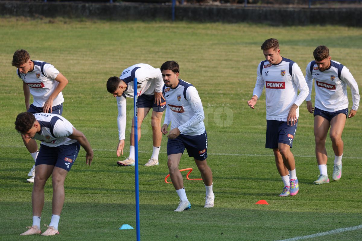 Antrenament România U21 la Bratislava
