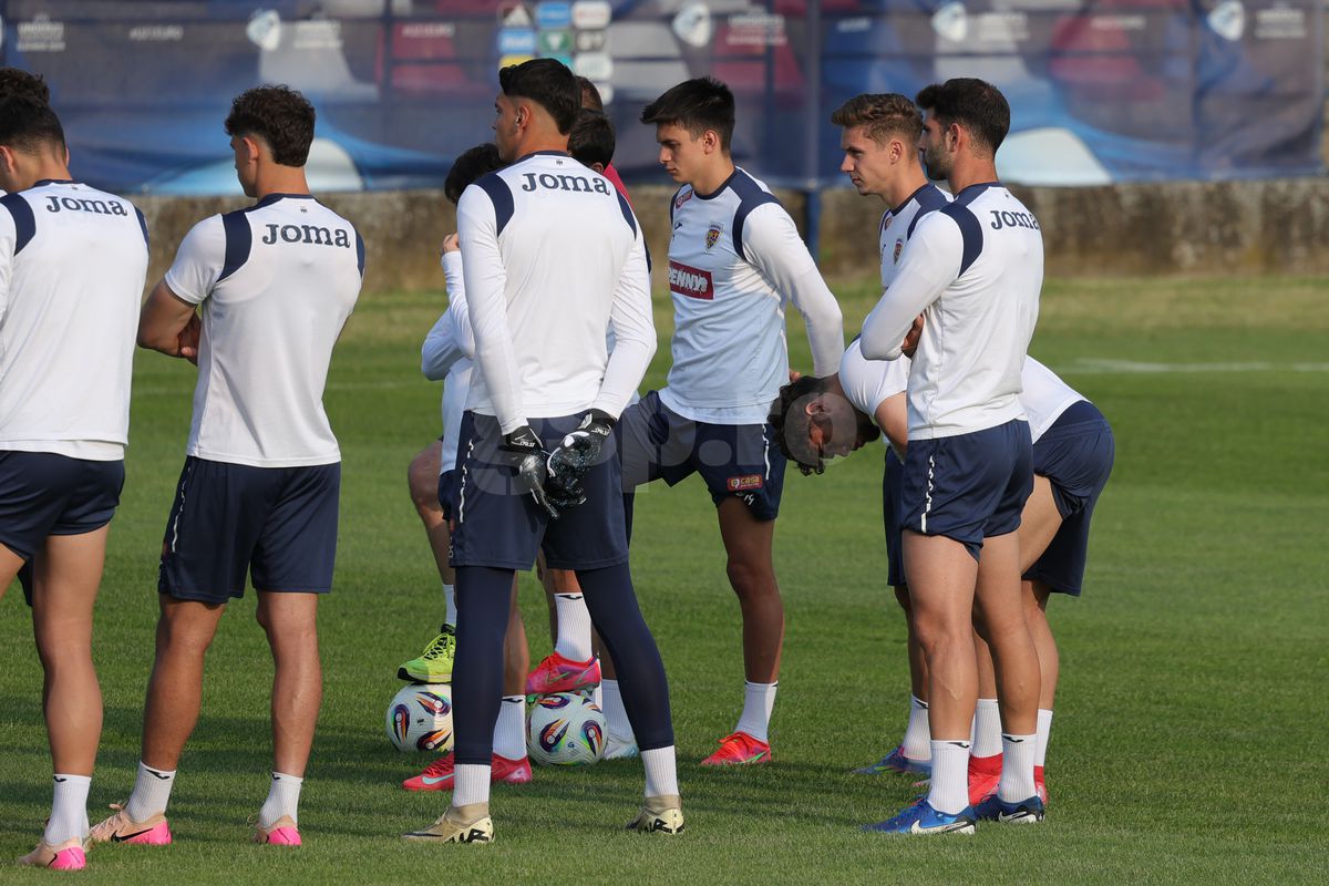 Antrenament România U21 la Bratislava