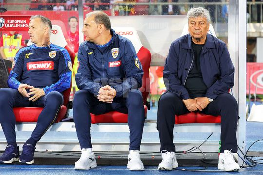 Mircea Lucescu, la meciul Austria - România 2-1 FOTO: Ionuţ Iordache (GSP)