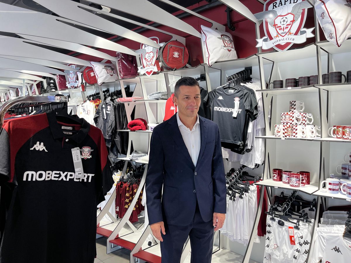 Imagini de la prezentarea lui Costel Gâlcă la Rapid