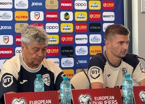Mircea Lucescu susține acum conferința de presă premergătoare meciului cu Cipru