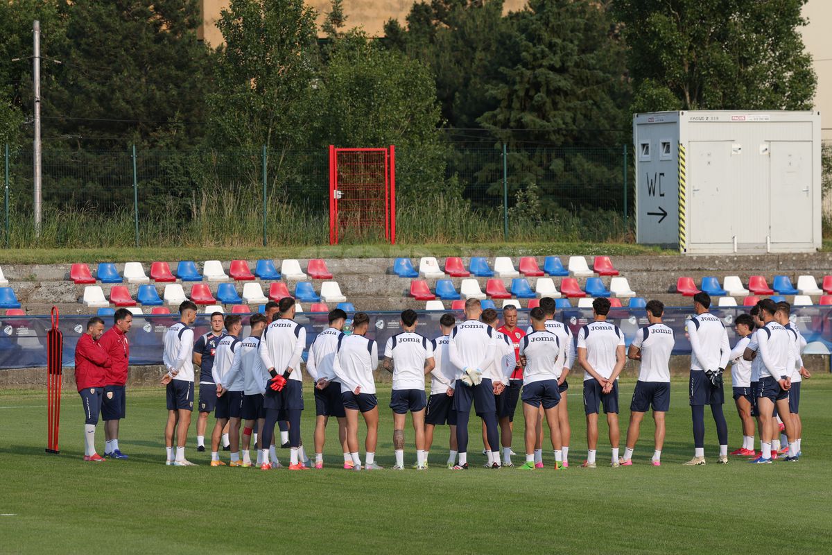 Antrenament România U21 la Bratislava