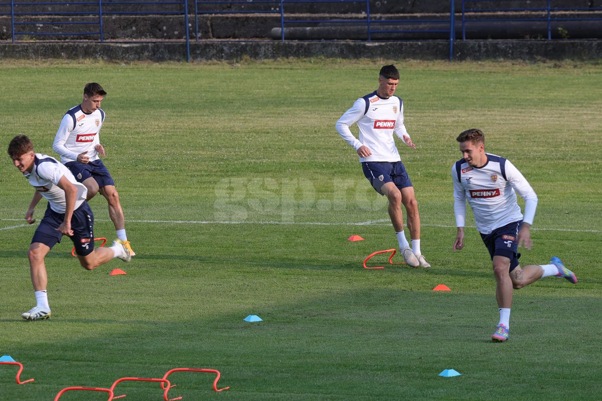 Antrenament România U21 la Bratislava