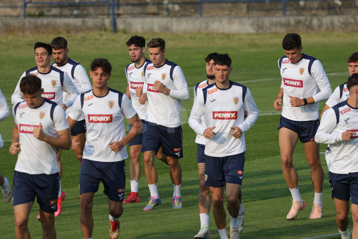 Antrenament România U21 la Bratislava