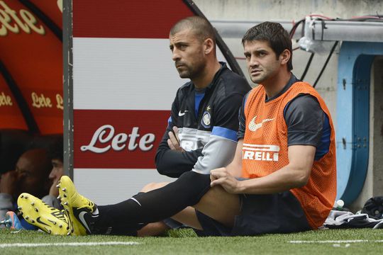 Cristi Chivu și Walter Samuel au fost șapte sezoane colegi în apărarea lui Inter / Foto: Imago