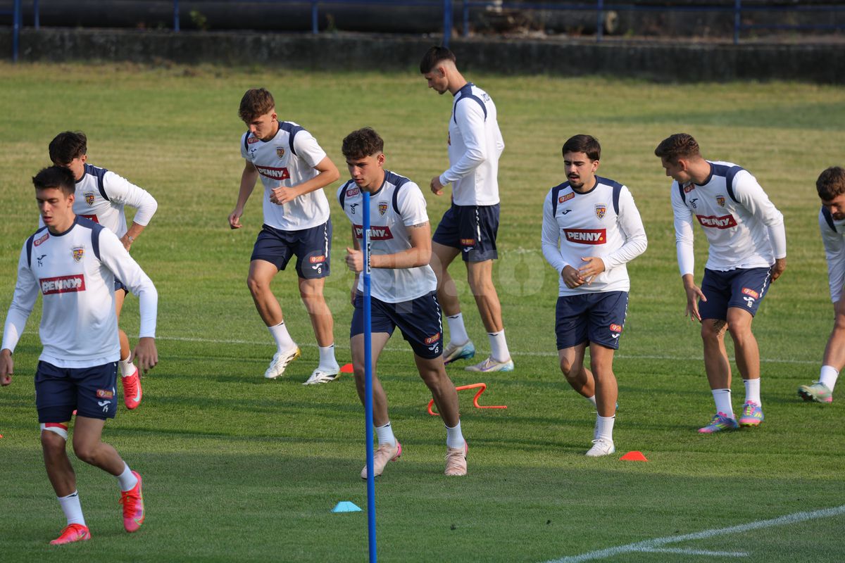Antrenament România U21 la Bratislava
