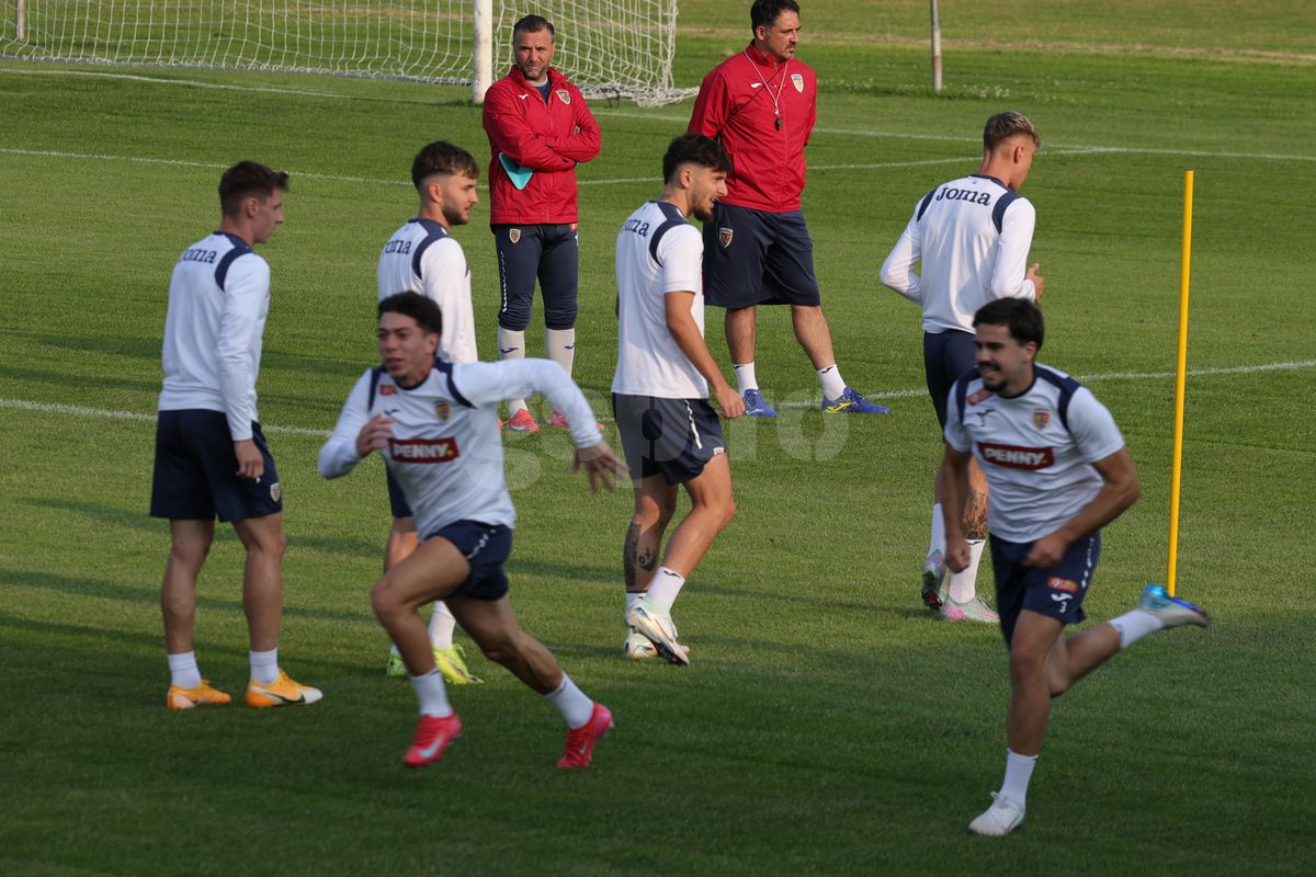 Antrenament România U21 la Bratislava