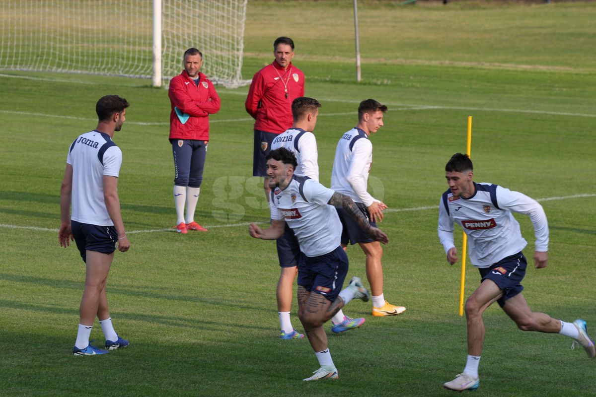 Antrenament România U21 la Bratislava