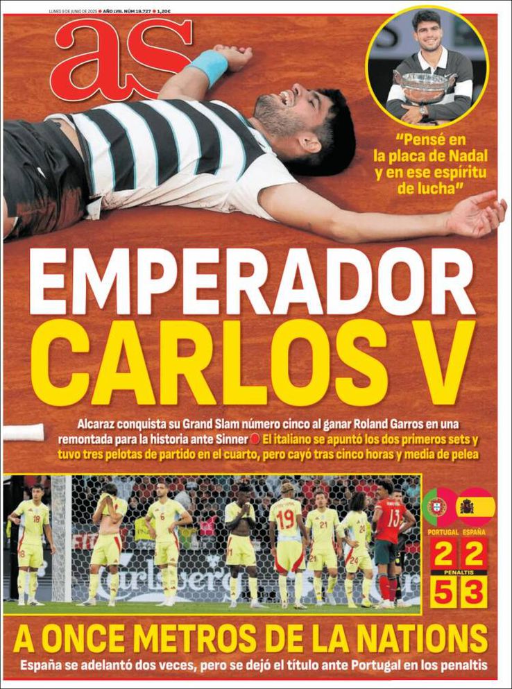 Carlos Alcaraz, campion la Roland Garros 2025