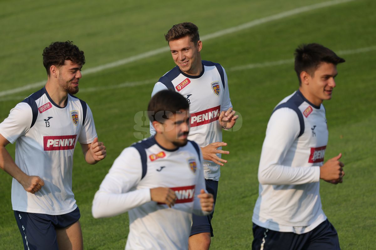 Antrenament România U21 la Bratislava