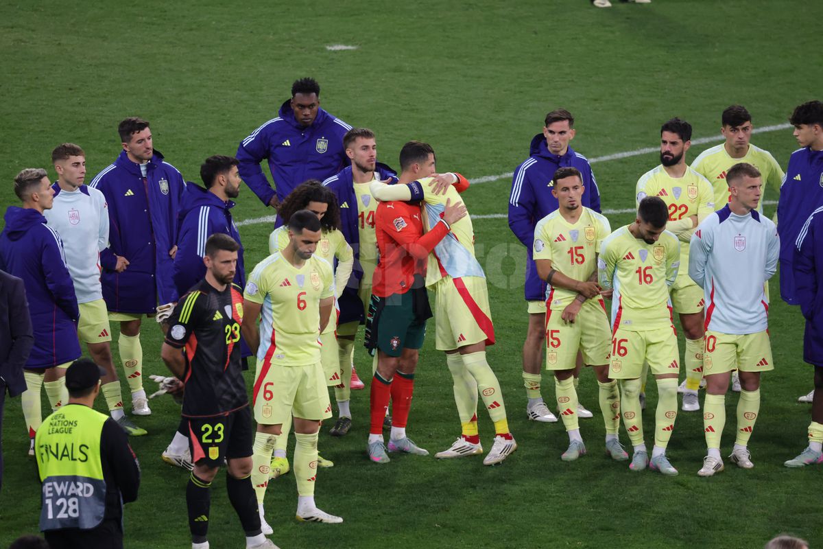 Imagini după finala Ligii Naţiunilor