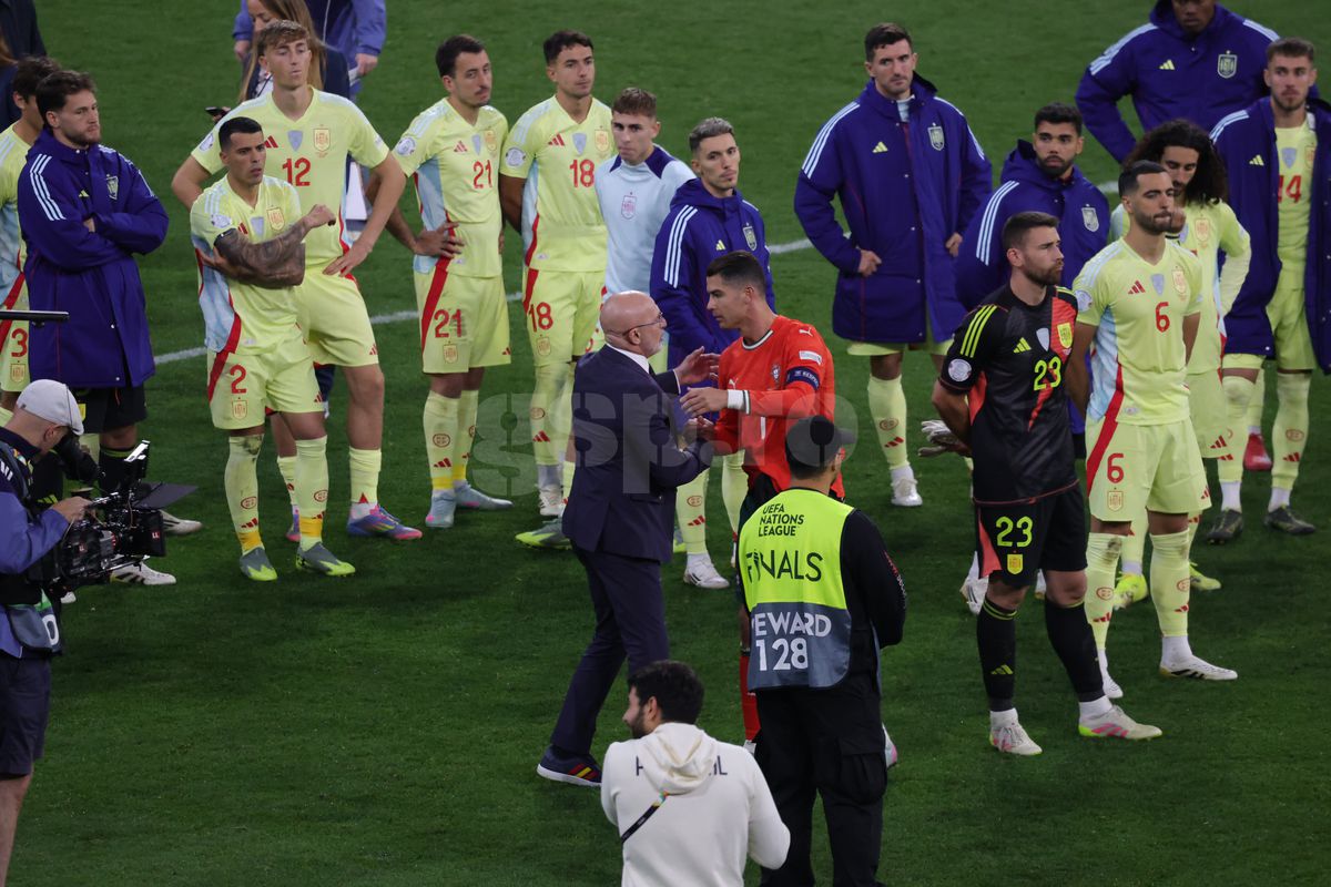 Imagini după finala Ligii Naţiunilor