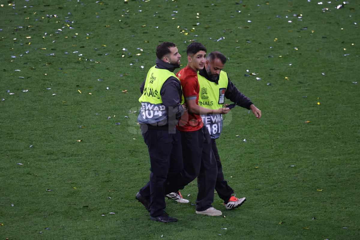 Imagini după finala Ligii Naţiunilor