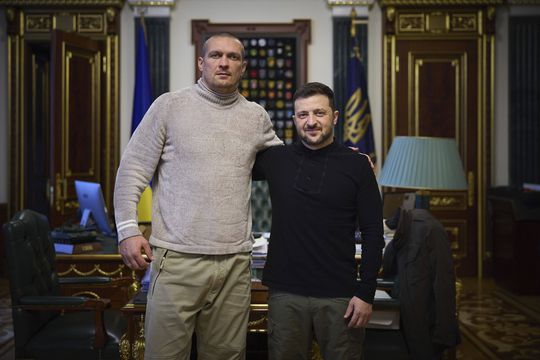 Usyk și Zelenski / FOTO: Imago