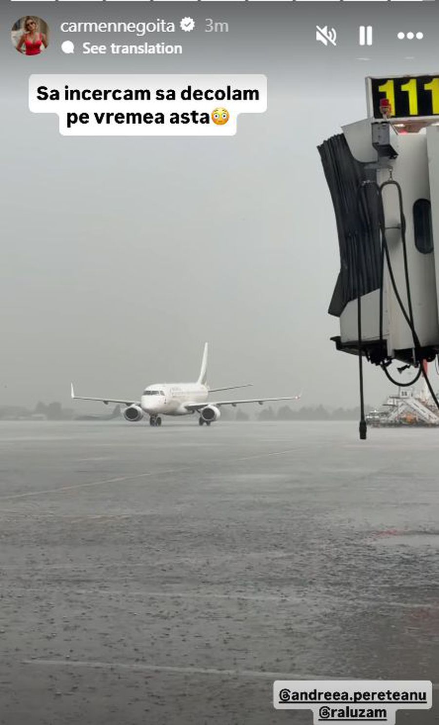 Ce a pățit Carmen Negoiță din cauza codului portocaliu din București: „Să încercăm ...”