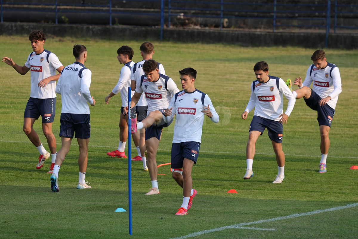 Antrenament România U21 la Bratislava
