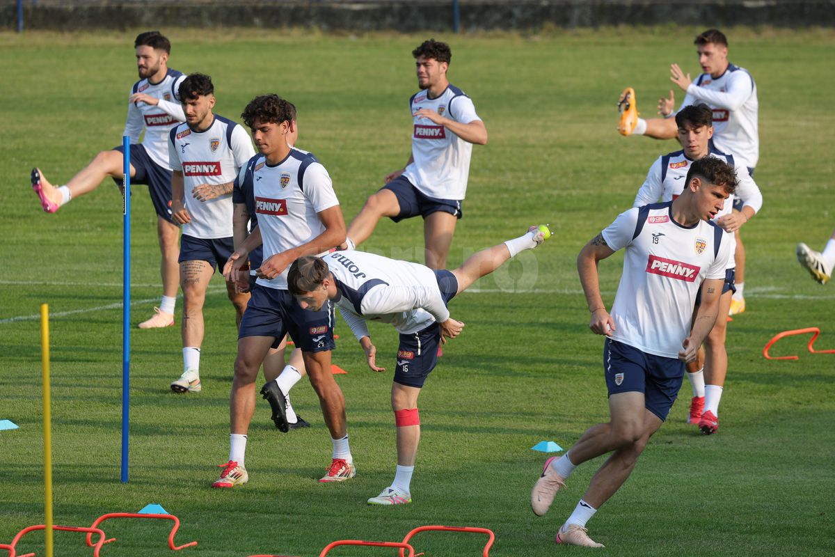 Antrenament România U21 la Bratislava