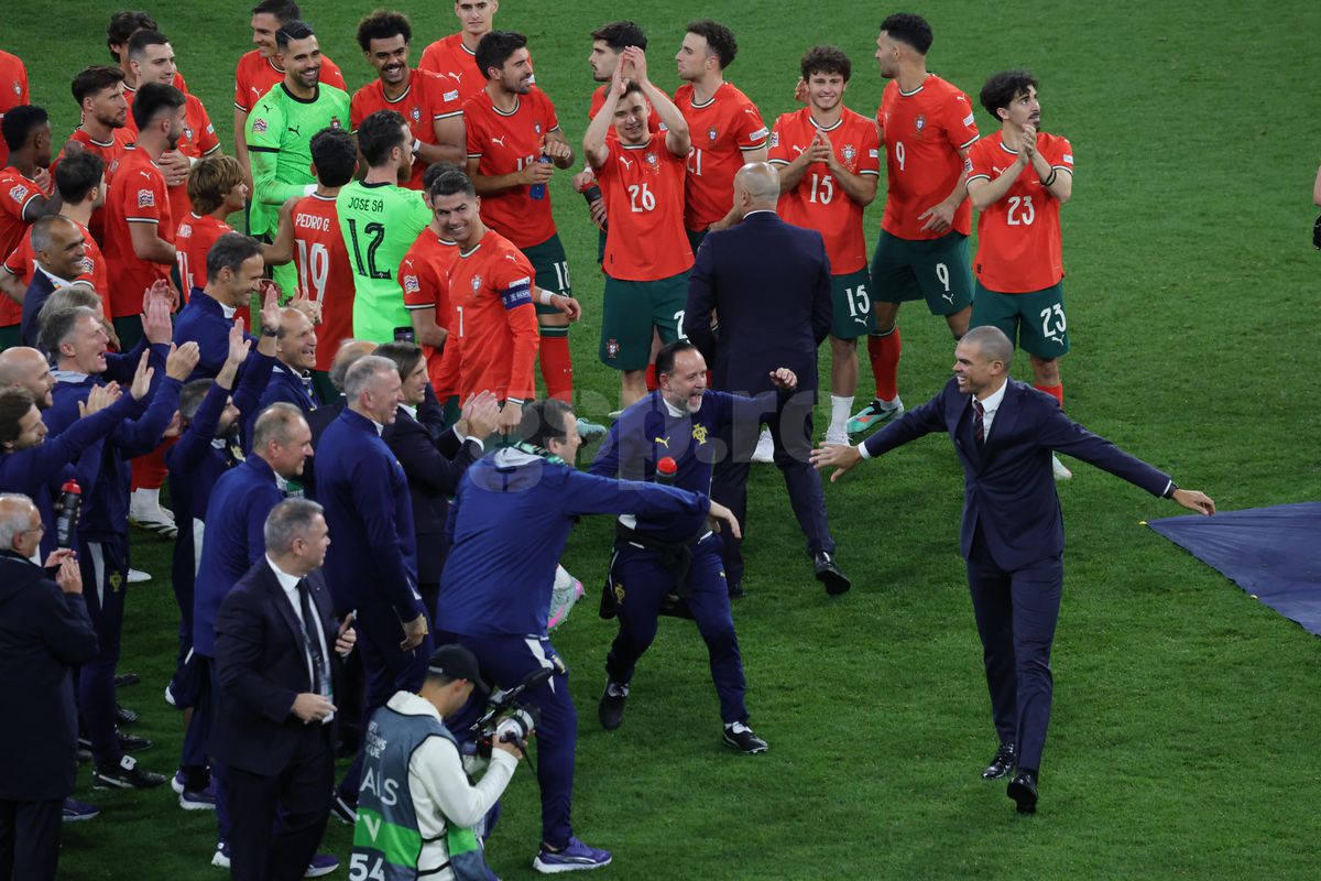 Imagini după finala Ligii Naţiunilor