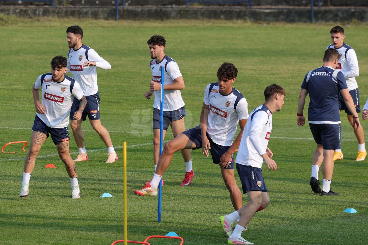 Antrenament România U21 la Bratislava