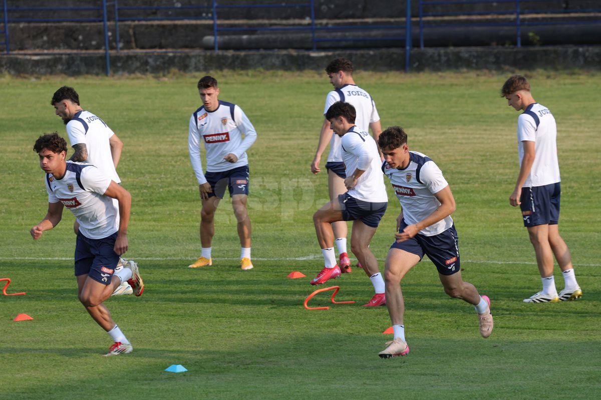 Antrenament România U21 la Bratislava