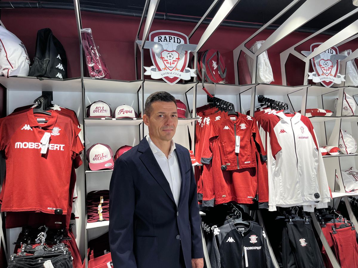 Imagini de la prezentarea lui Costel Gâlcă la Rapid