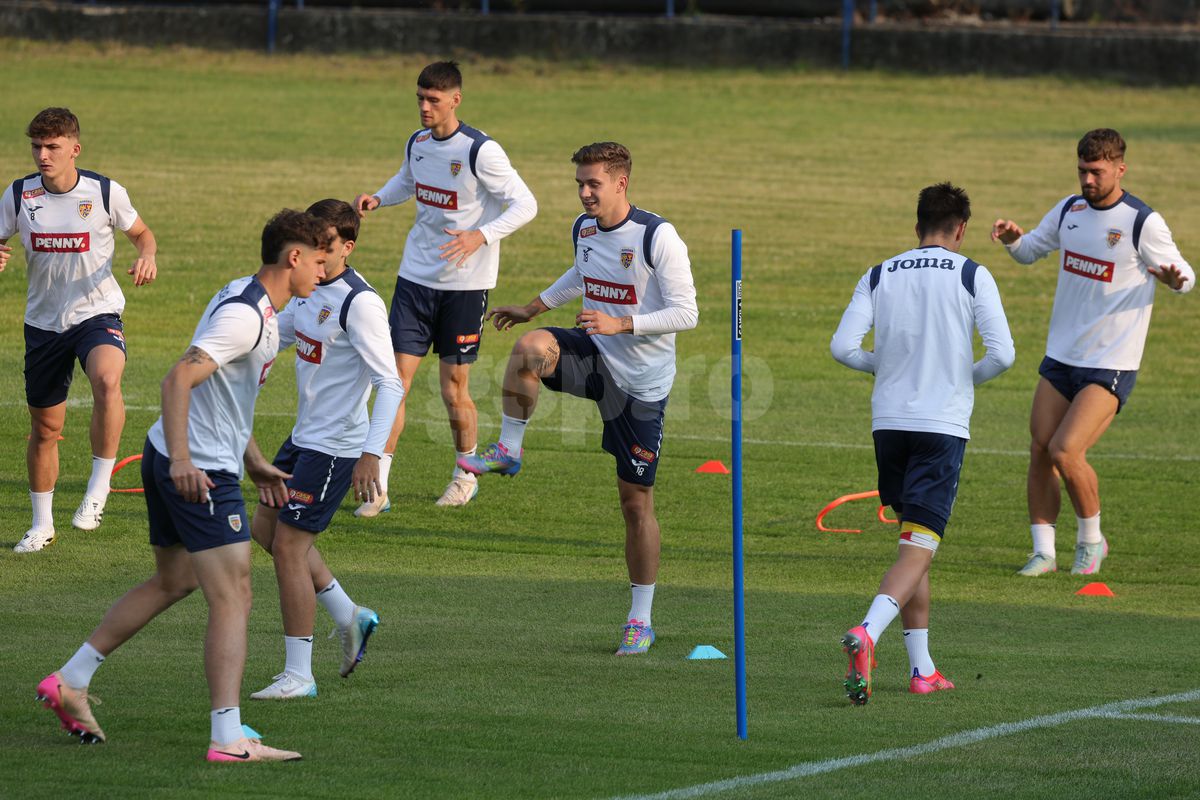 Antrenament România U21 la Bratislava