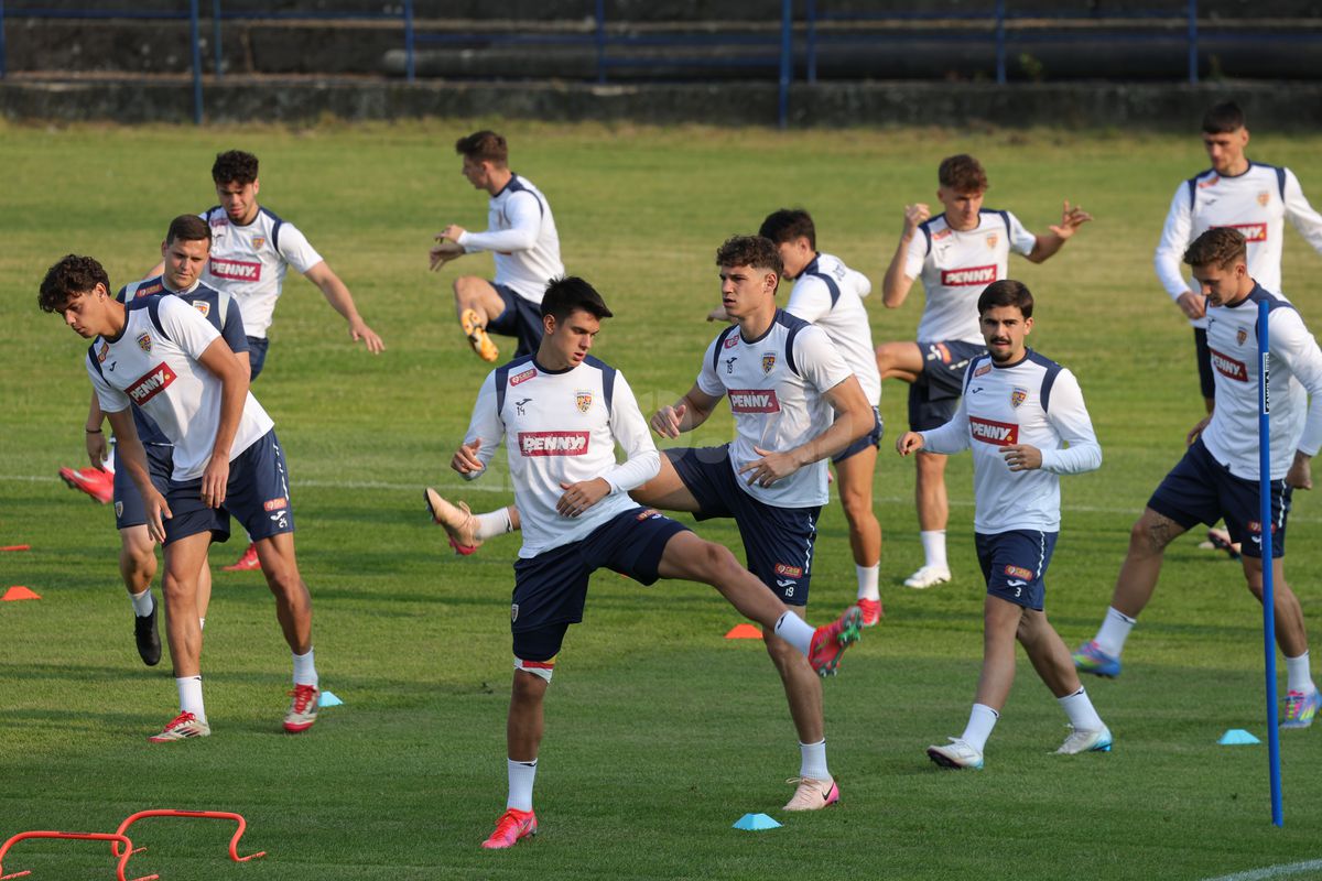 Antrenament România U21 la Bratislava