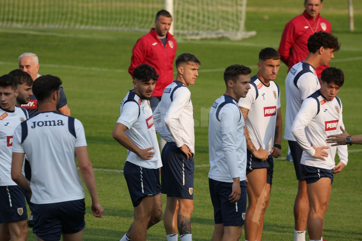 Antrenament România U21 la Bratislava