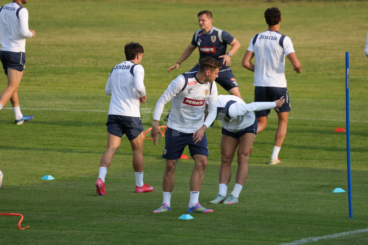 Antrenament România U21 la Bratislava