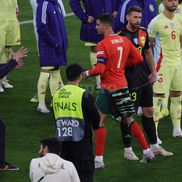 Luis de la Fuente se îmbrătişează cu Cristiano Ronaldo FOTO: Ionuţ Iordache (GSP)