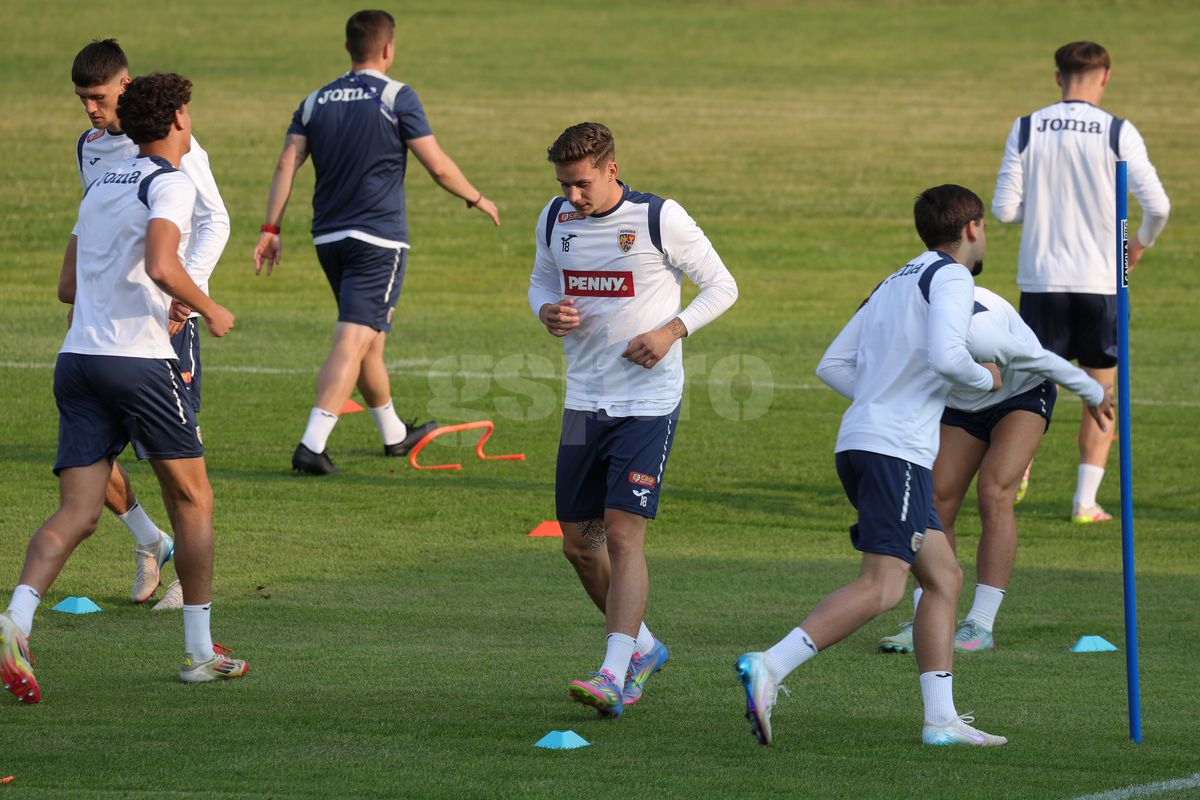 Antrenament România U21 la Bratislava