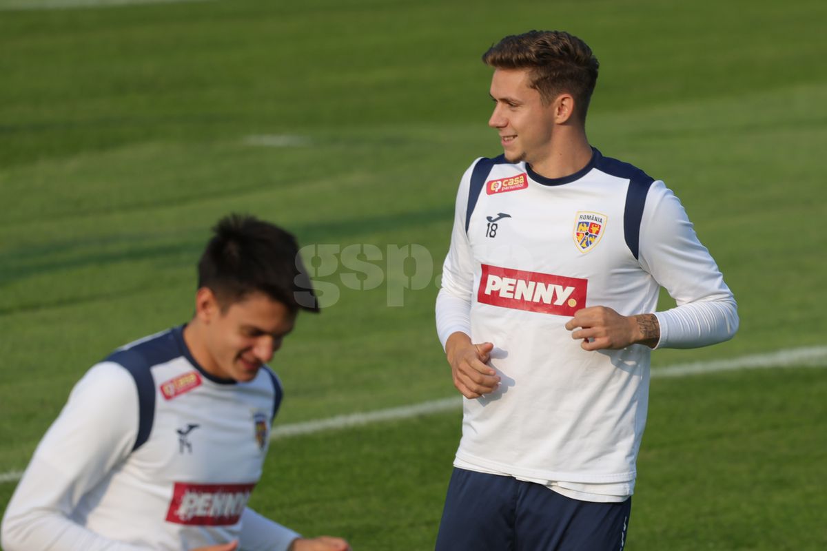 Antrenament România U21 la Bratislava