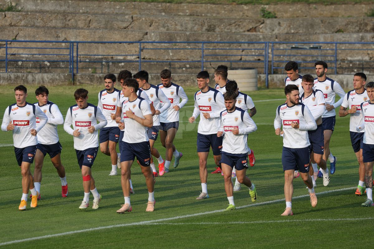 Antrenament România U21 la Bratislava