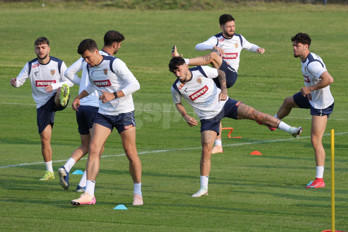 Antrenament România U21 la Bratislava