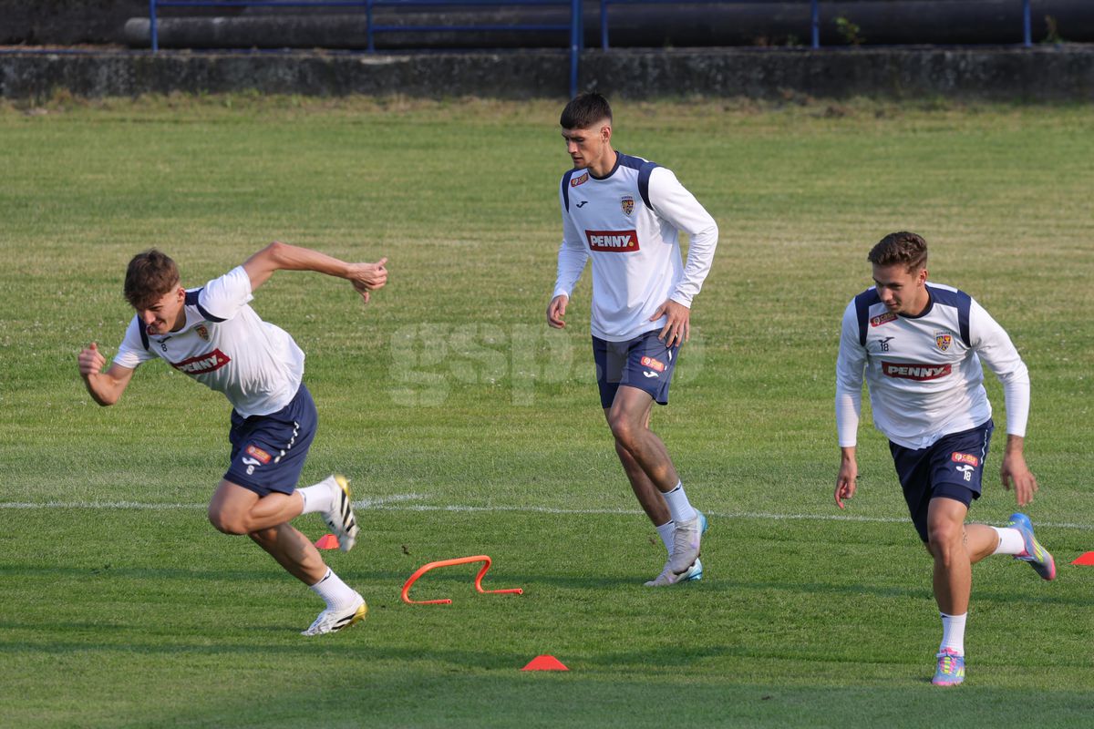 Antrenament România U21 la Bratislava