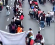 Mii de oameni au ieșit în stradă pentru a protesta Cupa Mondială // capturi foto: X
