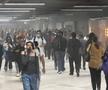 Aerul e irespirabil într-o stație de metrou din cauza lucrărilor FOTO: Ionuț Iordache (GSP)