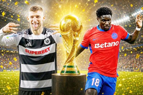 Jovo Lukic (în stânga) și Joao Paulo vor reprezenta Superliga la Campionatul Mondial / imagine realizată cu ajutorul Inteligenței Artificiale
