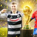 Jovo Lukic (în stânga) și Joao Paulo vor reprezenta Superliga la Campionatul Mondial / imagine realizată cu ajutorul Inteligenței Artificiale