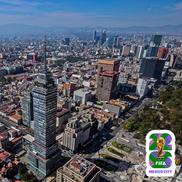 Vedere panoramică a orașului Mexico City (Mexic)