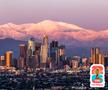 Vedere panoramică a orașului Los Angeles (SUA)