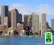 Vedere panoramică a orașului Boston (SUA)