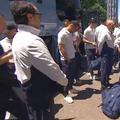 Naționala din Uzbekistan, după ce a ajuns în Statele Unite ale Americii // foto: X