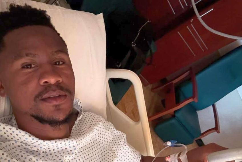 Siyabonga Ngezana, operat la menisc // FOTO: Instagram