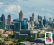 Vedere panoramică a orașului Atlanta (SUA)