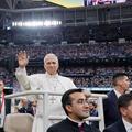 Papa Leon al XIV-lea, la evenimentul organizat pe „Bernabeu” / Sursă foto: Facebook Real Madrid